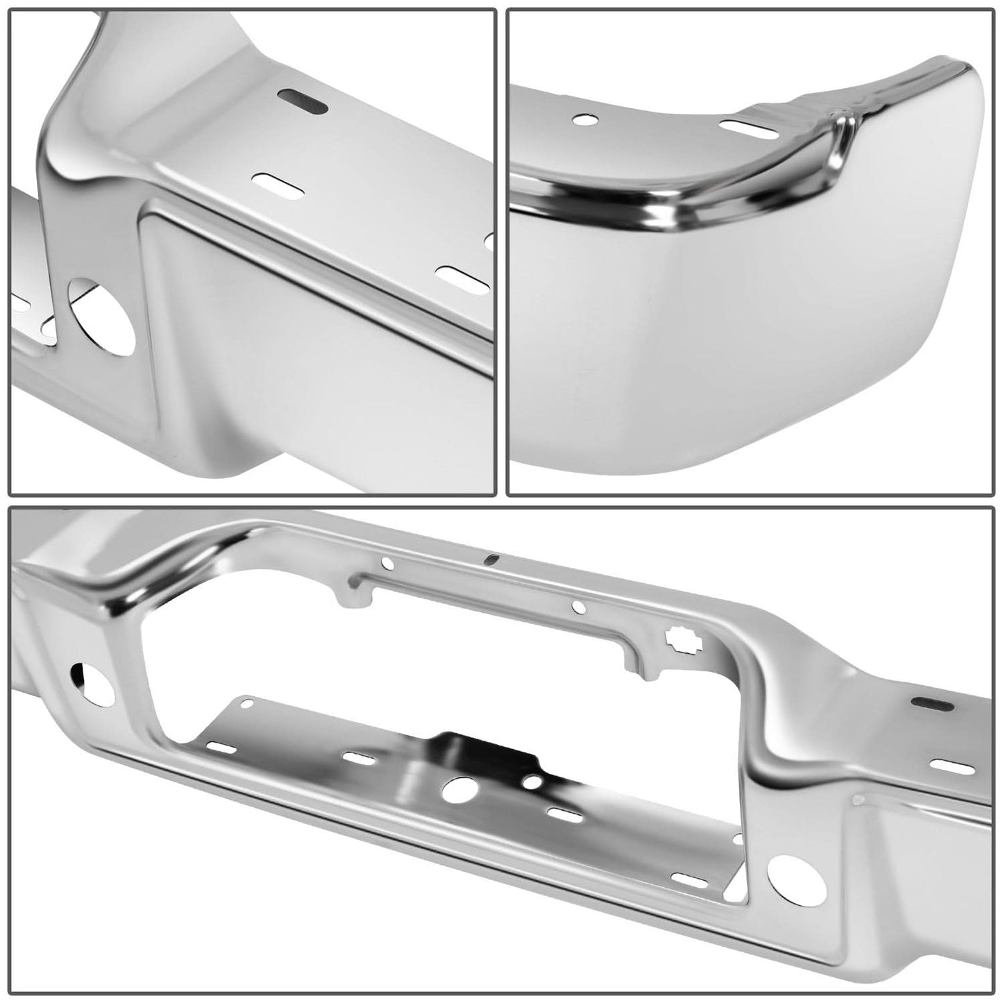 04-08 Ford F-150 / 06-08 Lincoln Mark LT Rear Bumper Chrome