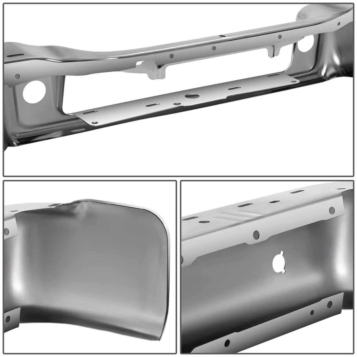 04-08 Ford F-150 / 06-08 Lincoln Mark LT Chrome Rear Bumper