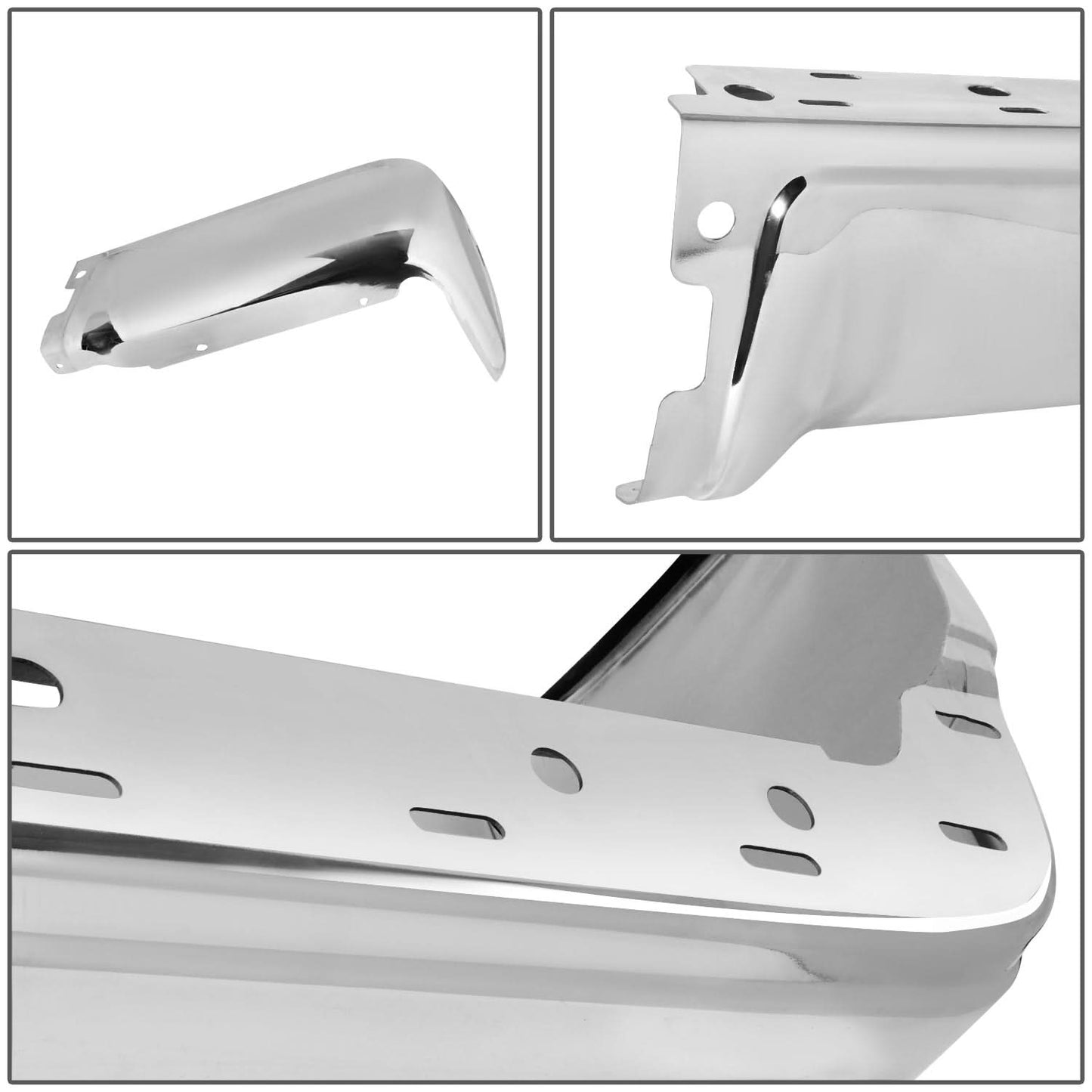 2009-2014 Ford F-150 Fleetside Rear Bumper Cover Chrome Right