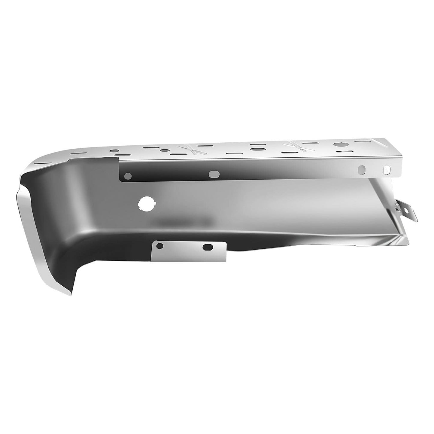 15-20 Ford F-150 Rear Bumper Cover Chrome Right with Sensor Hole