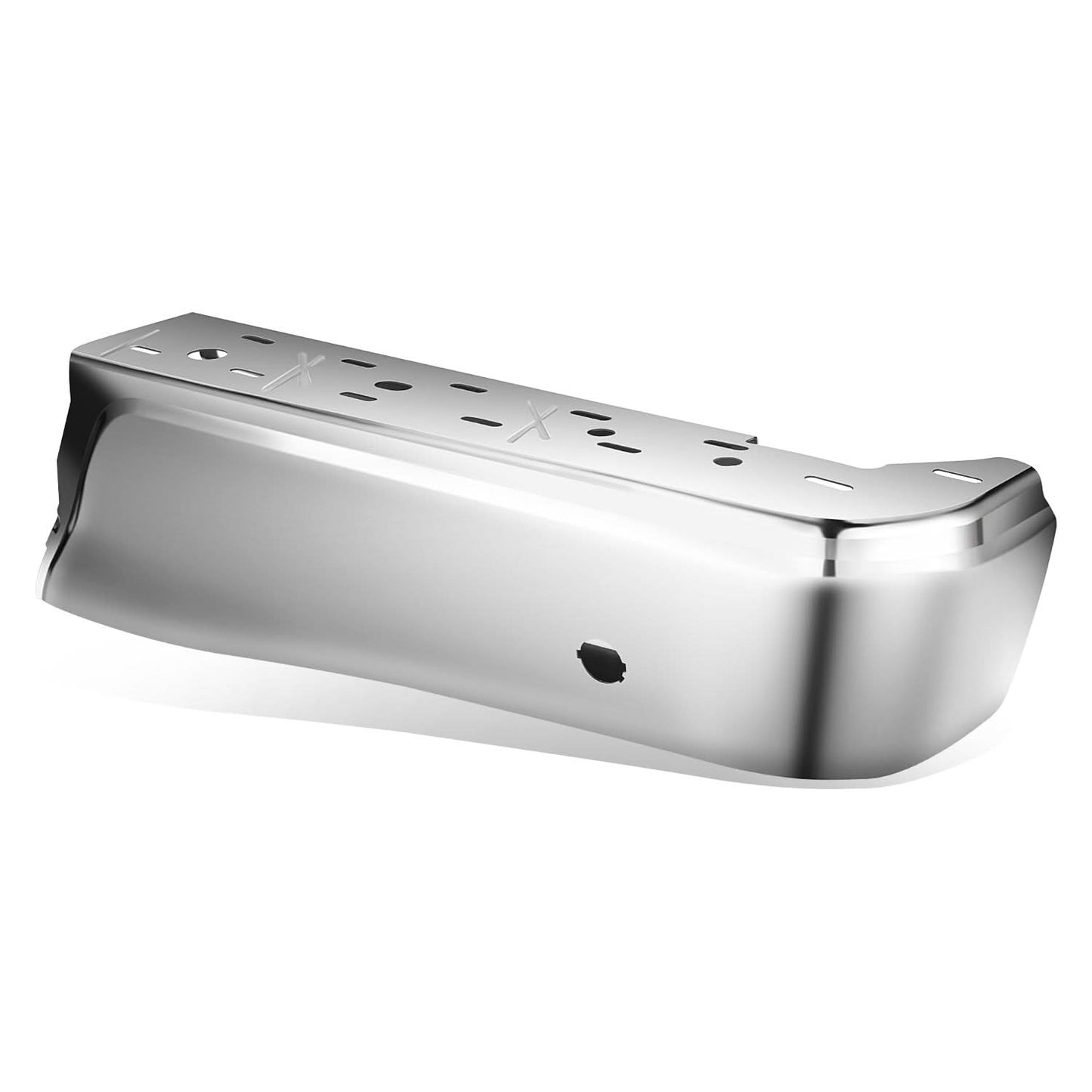 15-20 Ford F-150 Rear Bumper Cover Chrome Right with Sensor Hole