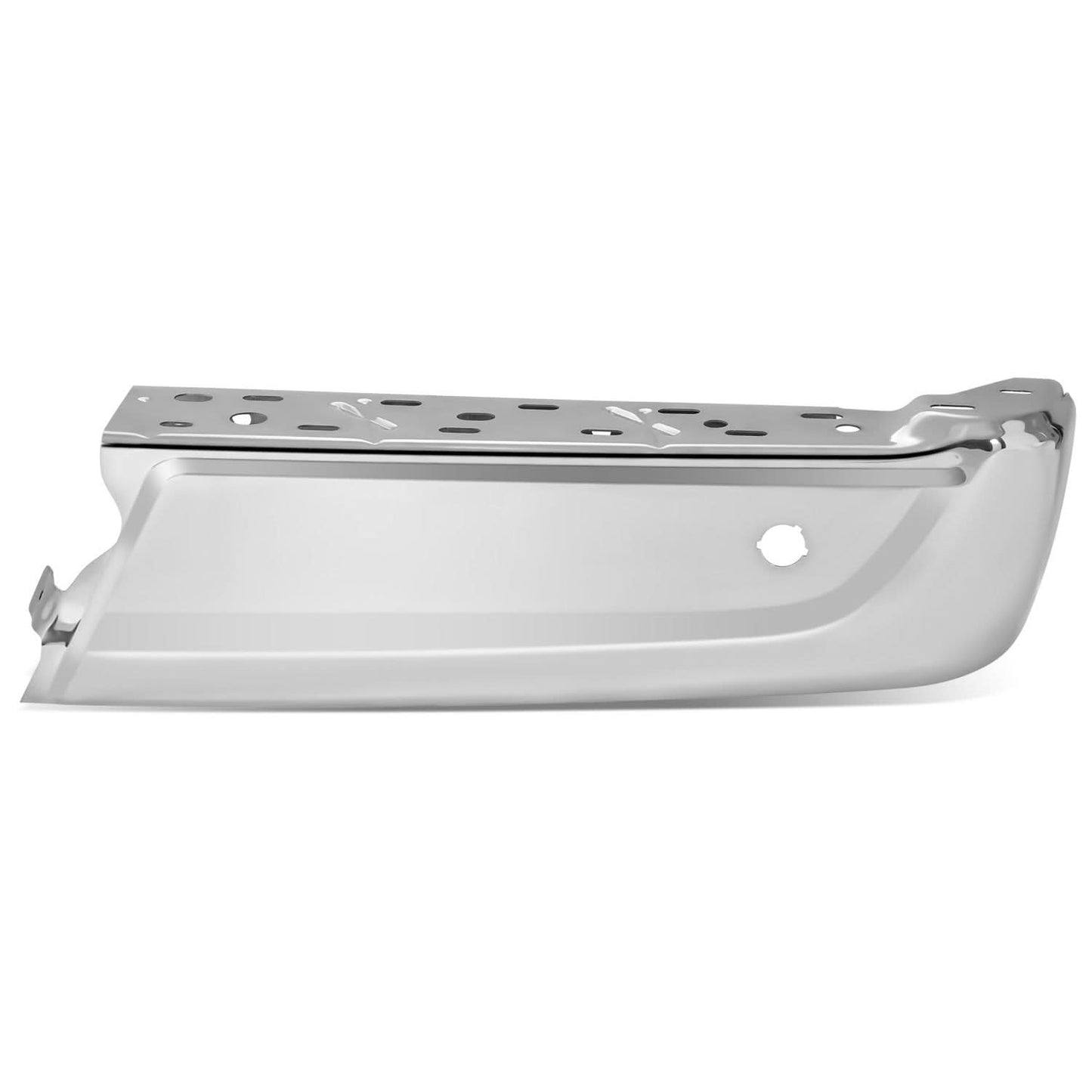 2021-2024 Ford F-150 Rear Bumper Cover - Chrome w/ Sensor Holes