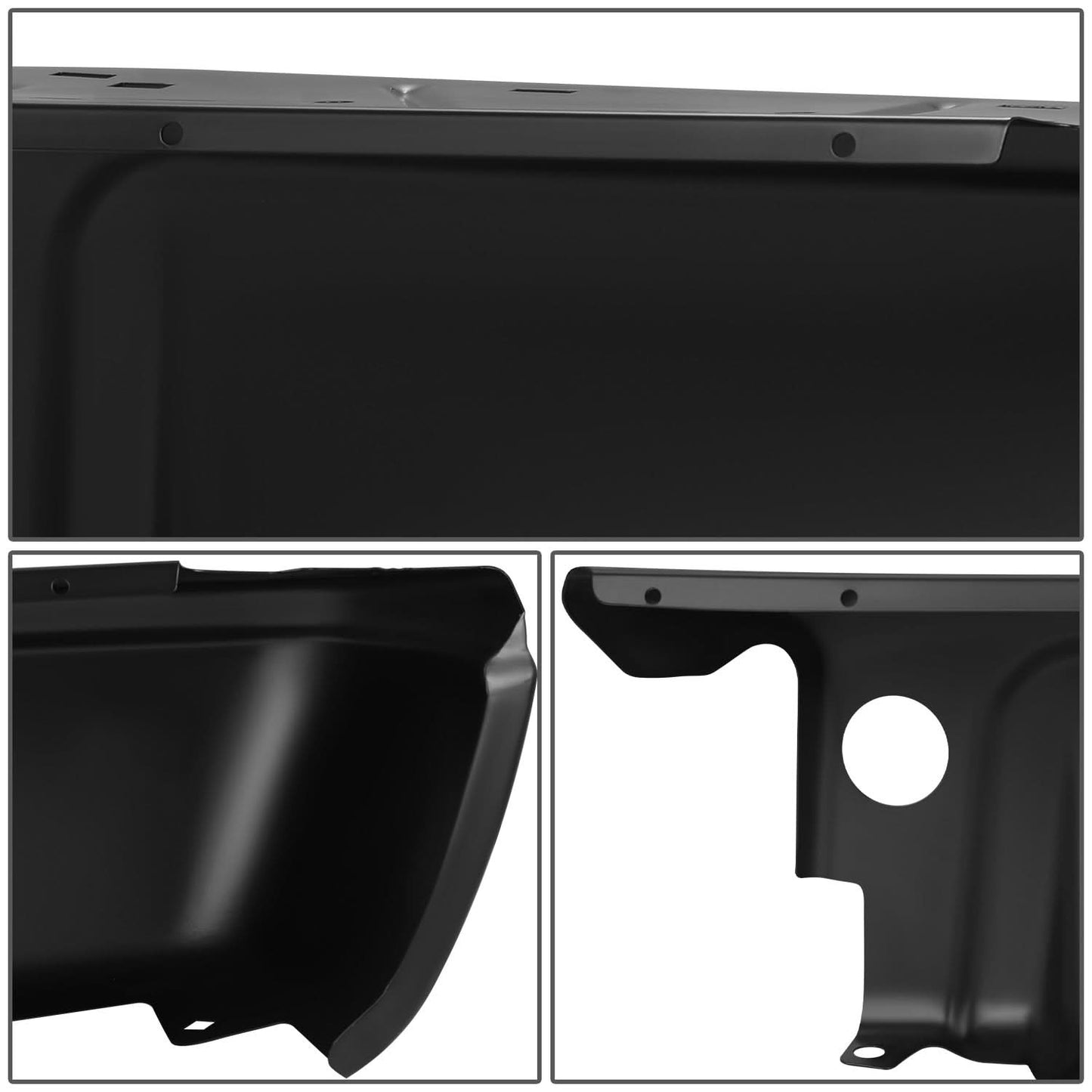 2008-2016 Ford F-250/F-350/F-450 Super Duty Rear Bumper End Black