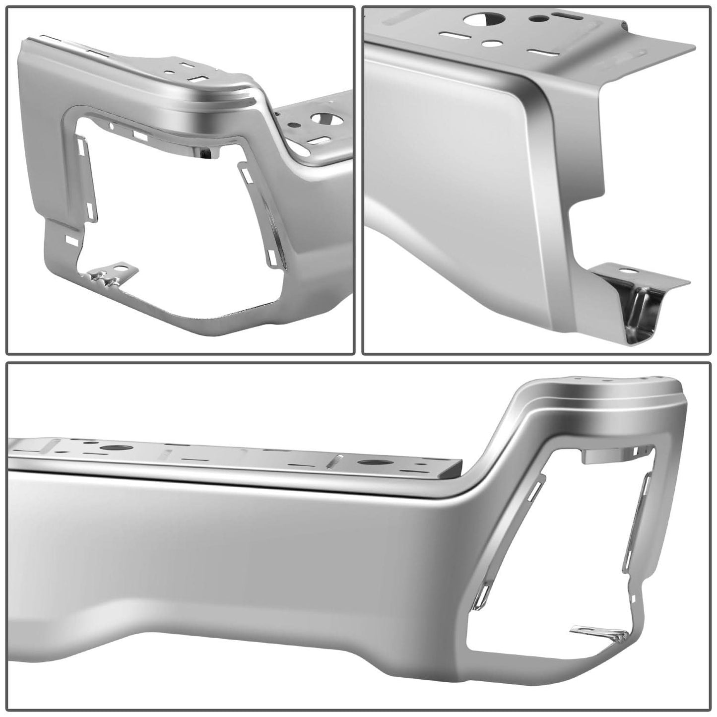 2023-2025 Ford F-250/F-350/F-450 Super Duty Chrome Rear Bumper Cover