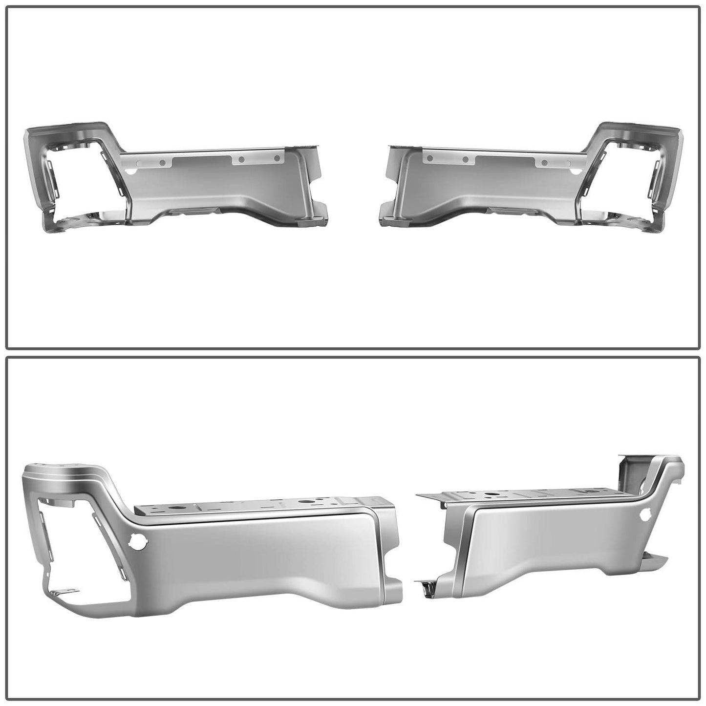 2023-2025 Ford F-250/F-350/F-450 Super Duty Rear Bumper Cover Chrome