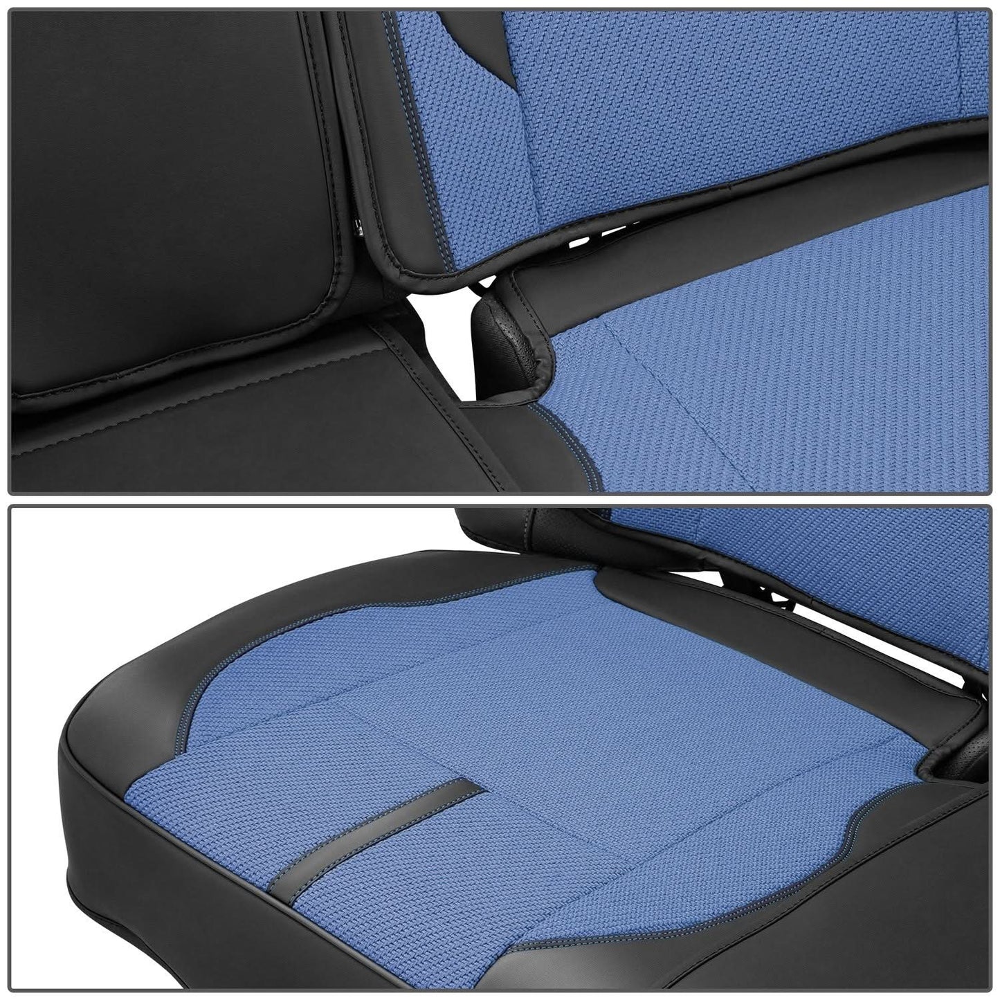 Drive Series Full Set Seat Covers - Black/Dark Blue