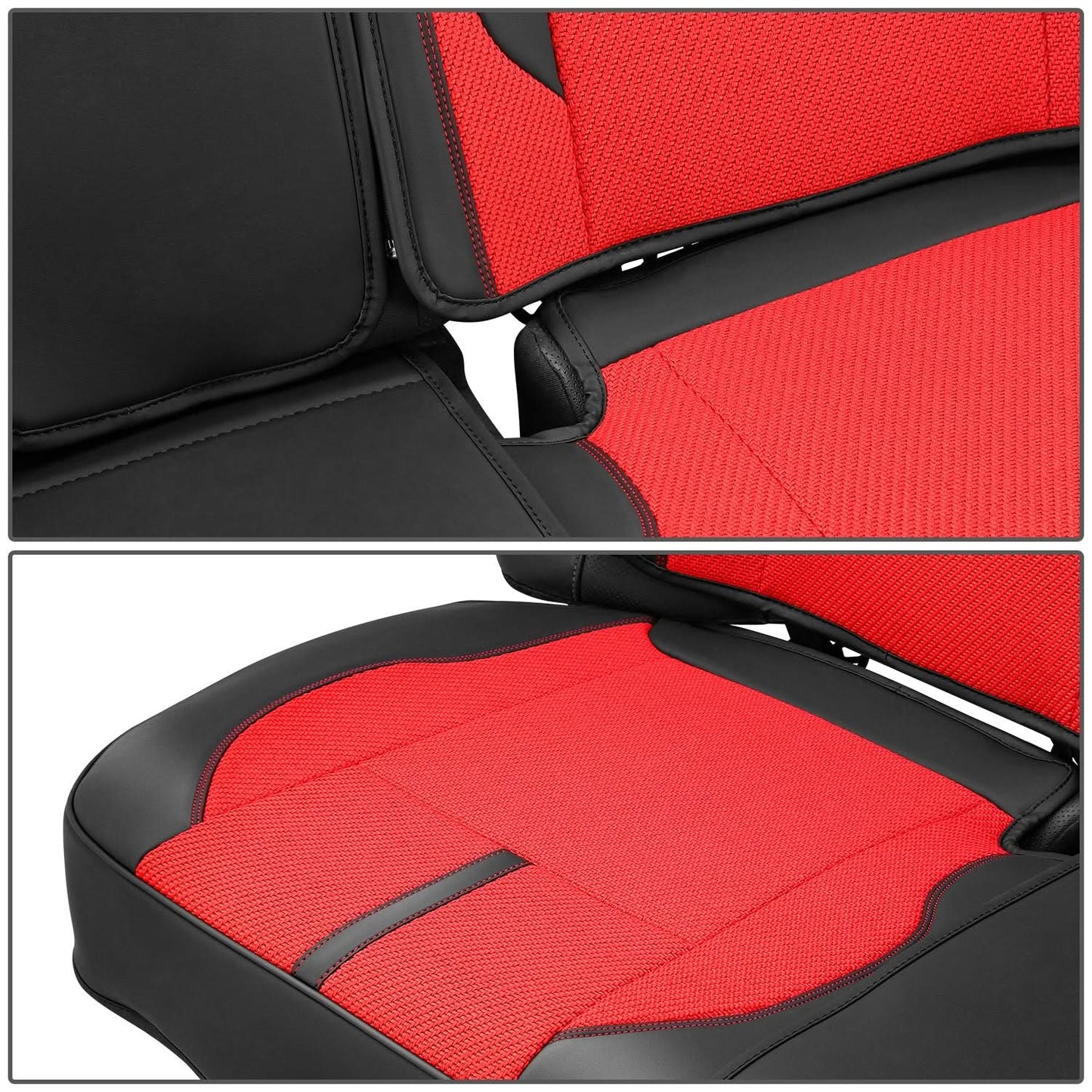 Drive Series Full Set Seat Covers - Black/Red