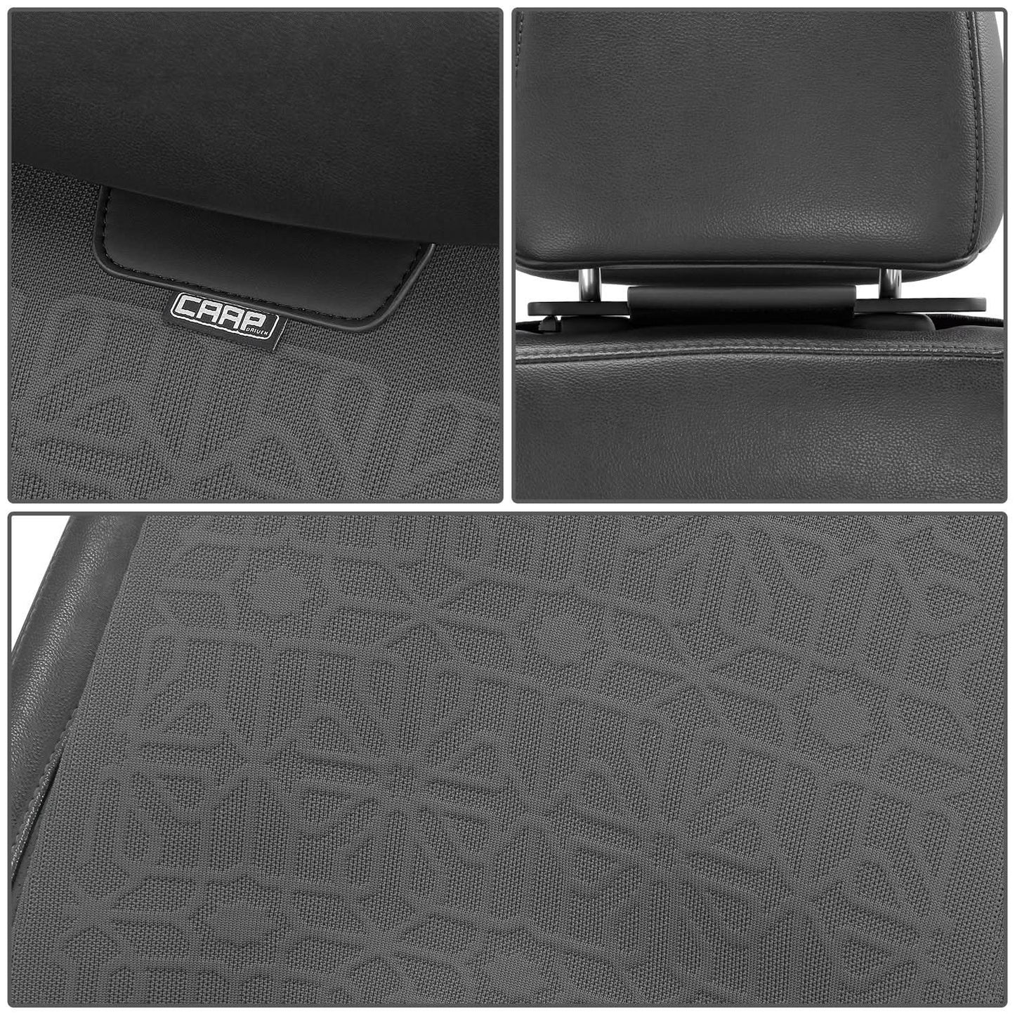 Protex Series Front Row Seat Covers - Dark Grey