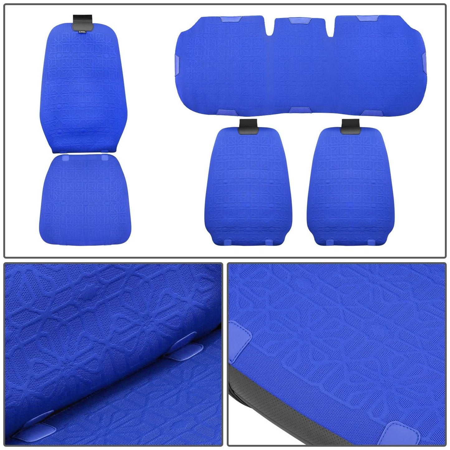 Protex Series Blue Seat Covers Full Set