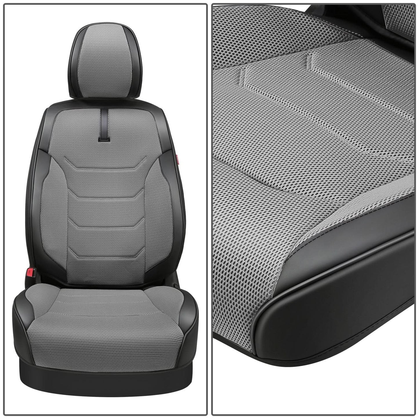 Sport Series Front Row Seat Cover Set - Grey