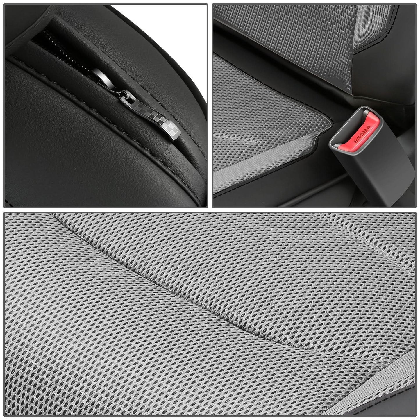 Sport Series Full Set Seat Covers - Grey