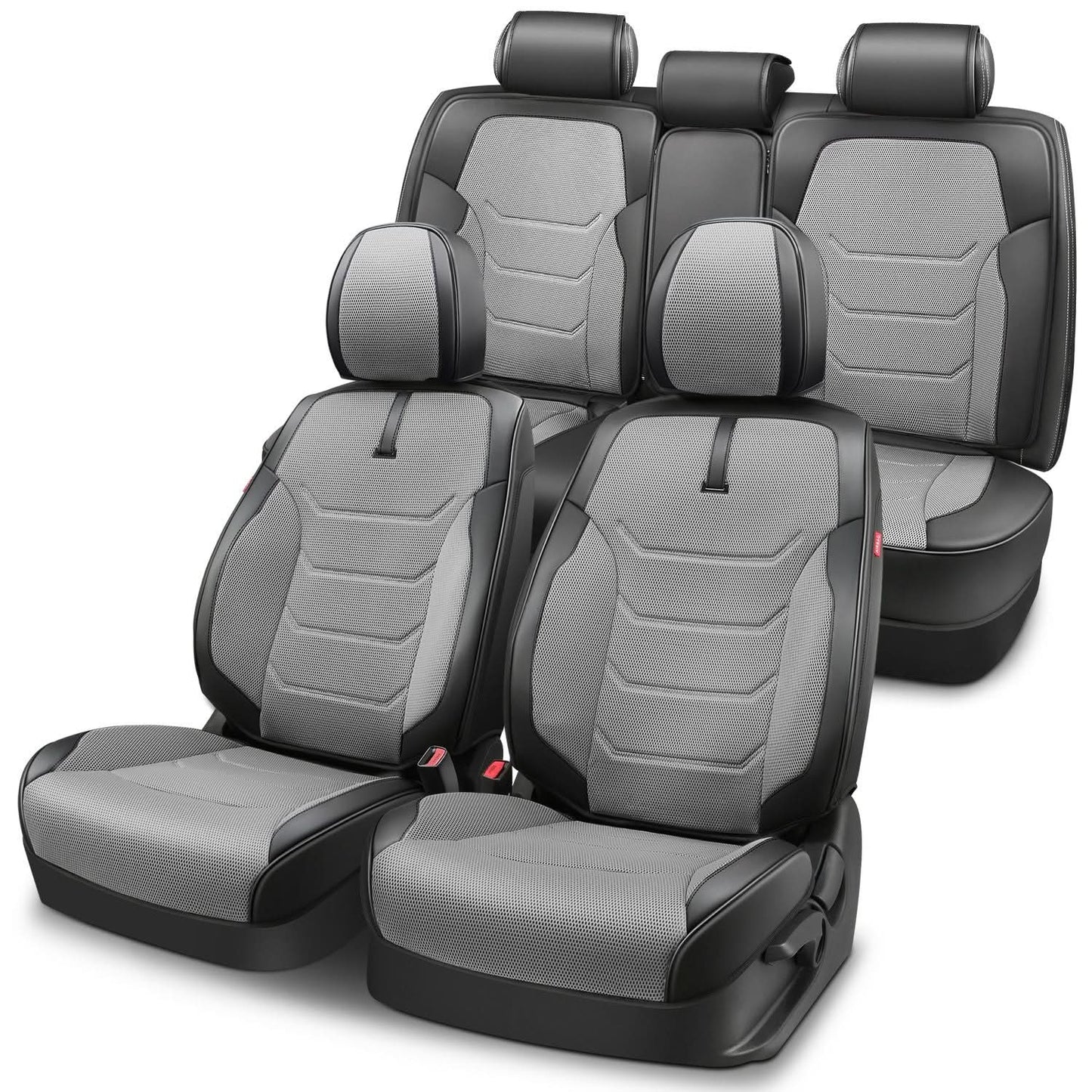 Sport Series Full Set Seat Covers - Grey