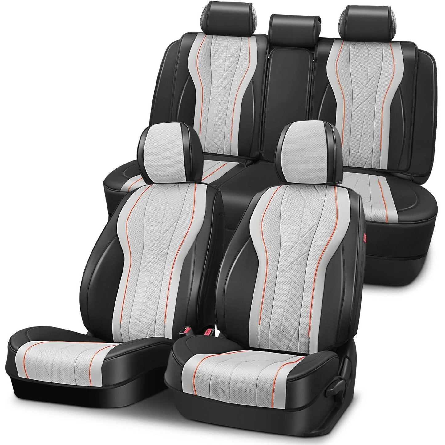 Touring Series Full Set Seat Covers Black/Grey