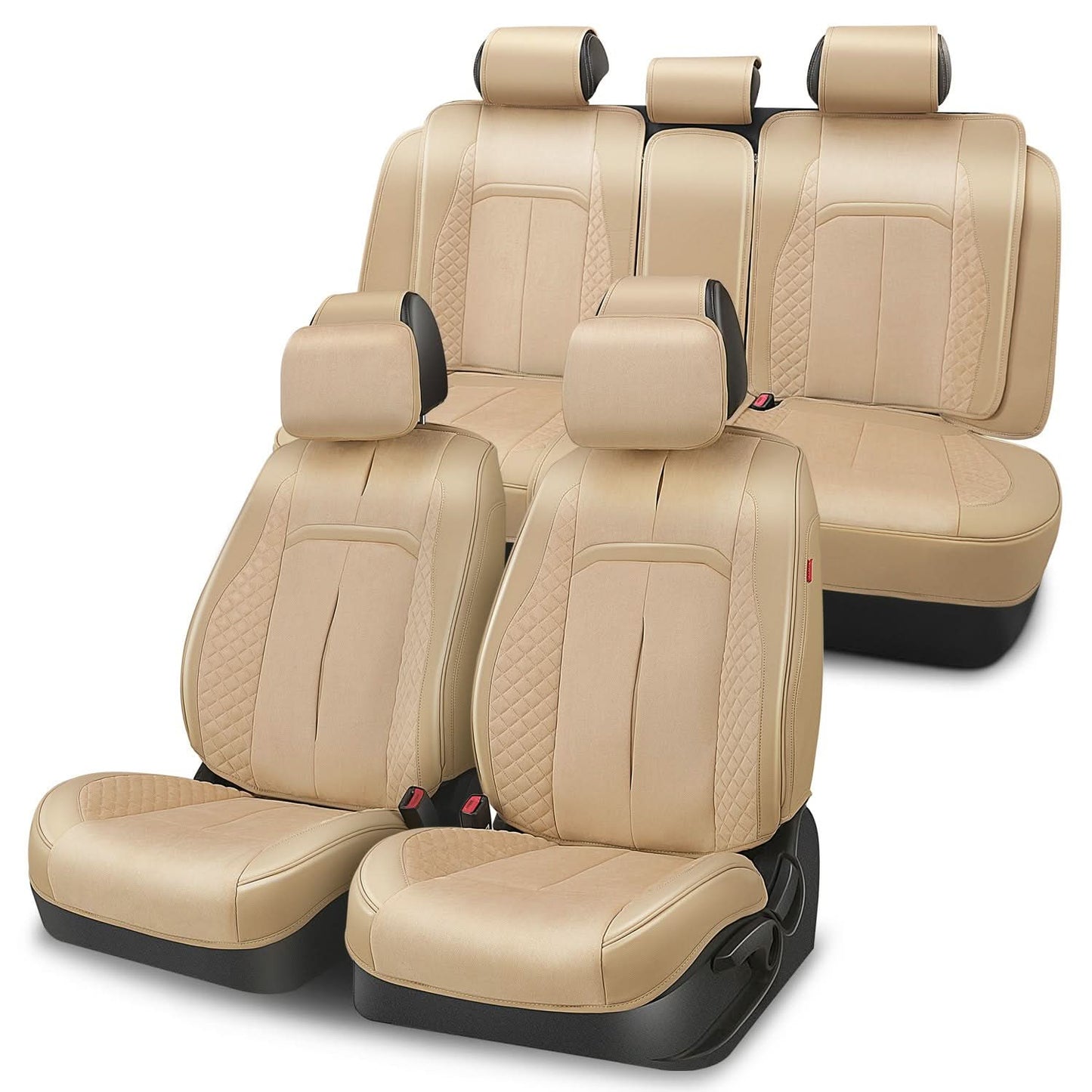 Voris Style Full Set Seat Covers - Beige