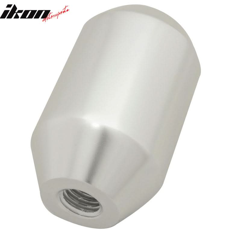 Silver M10X1.5 MT MUG Gear Shift Knob 5 Speed JDM Emblem Badge VW Golf