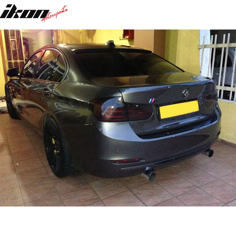 2012-2018 BMW F30 3 Series A Style Unpainted Rear Roof Spoiler ABS