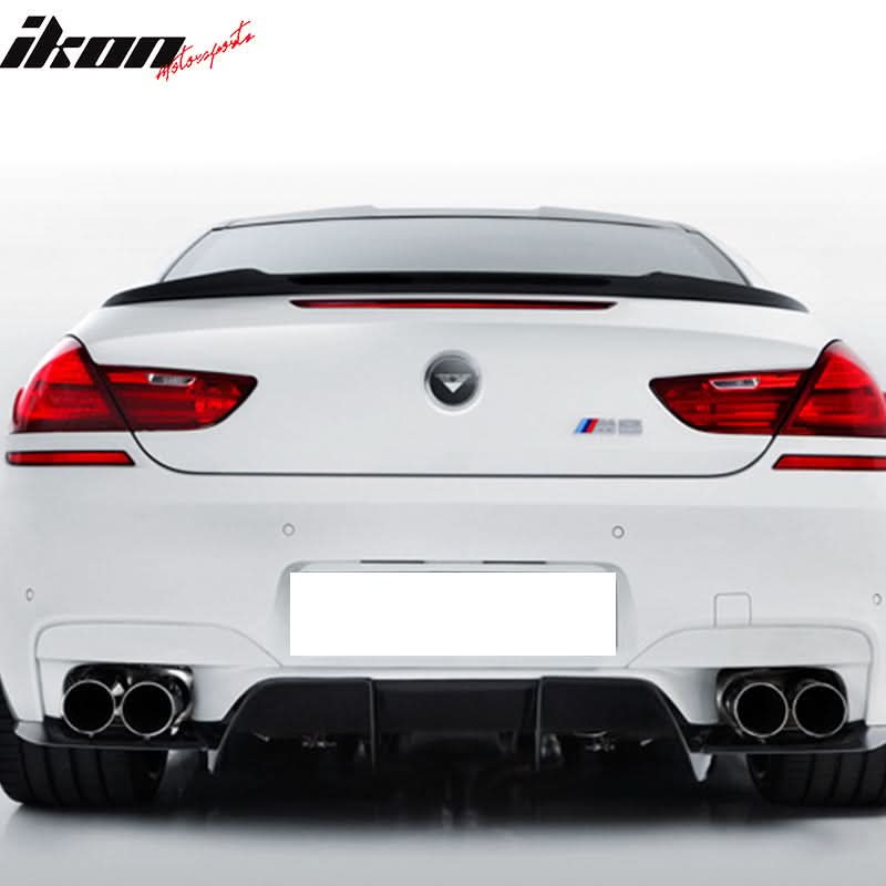 2012-2019 BMW F13 6 Series Coupe V Style Rear Trunk Spoiler Wing ABS