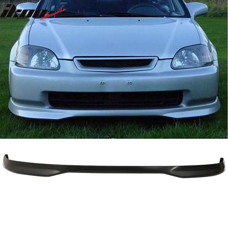Fits 99-00 Civic T-R Front Bumper Lip +2PC Rear Bumper Lip Spats