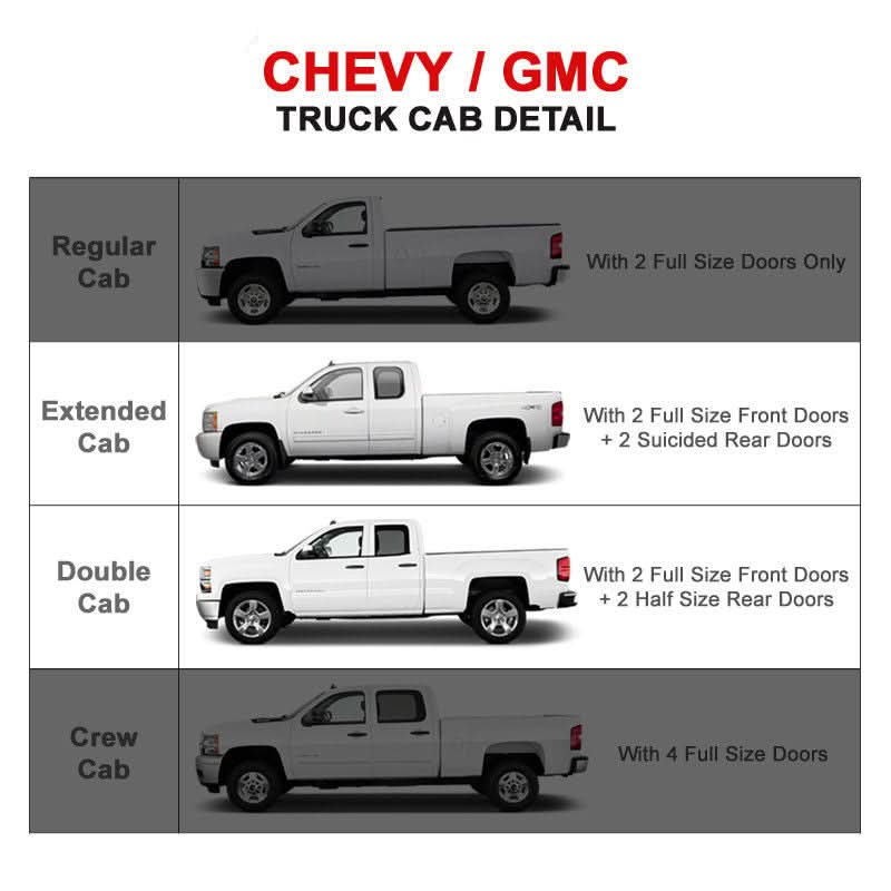 2019-2022 Chevy Silverado Sierra Double Cab 6in SS Side Step Nerf Bars