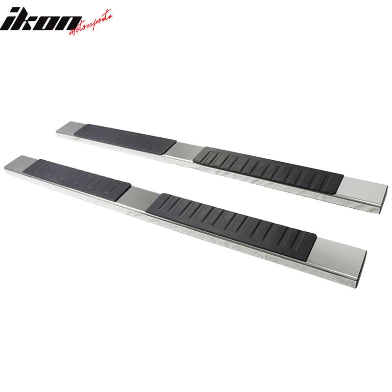 2019-2022 Chevy Silverado Sierra Double Cab 6in SS Side Step Nerf Bars