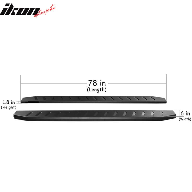 1999-2018 Chevy Silverado GMC Sierra Extended Cab Side Step Bars Pair