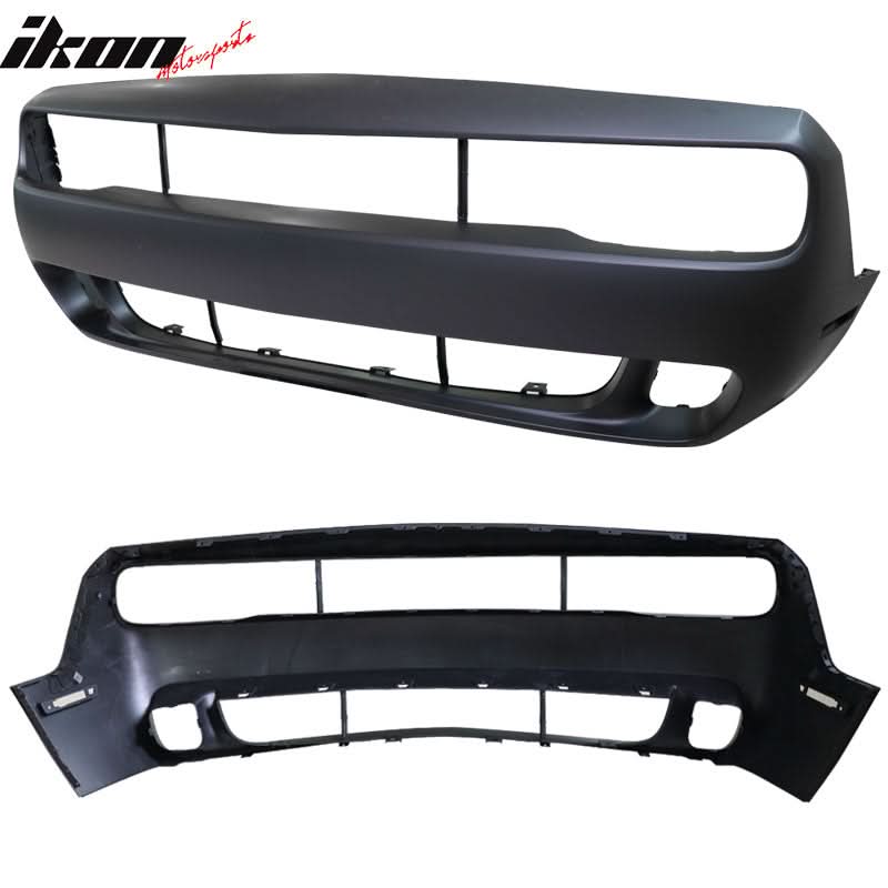 Fits 08-14 Dodge Challenger Front Bumper w/ Headlights - PP