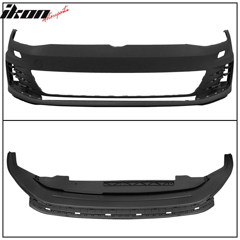 2015-2016 Golf 7 MK7 GTI Type Bumper + Front Logo Badge Base