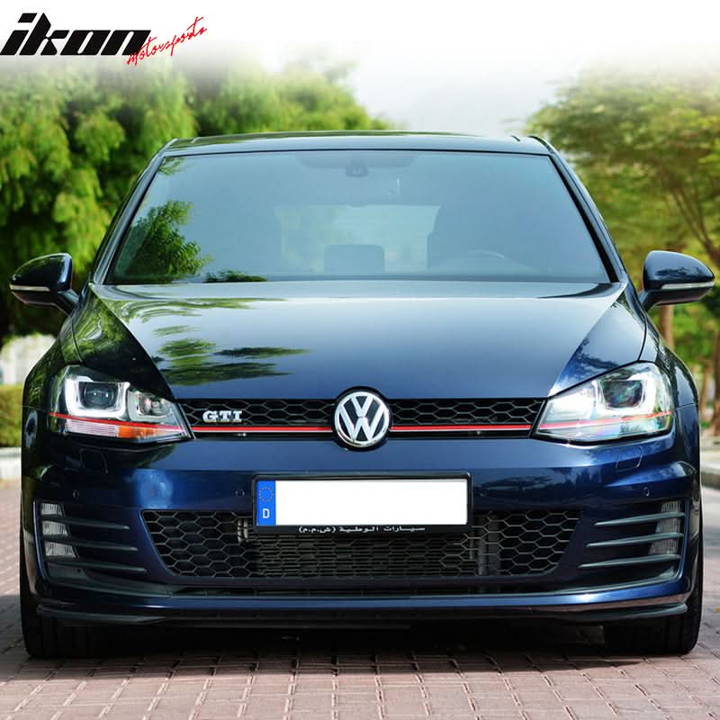 2015-2017 Golf 7 MK7 GTI Type Front Bumper + High Bar Chrome Grille