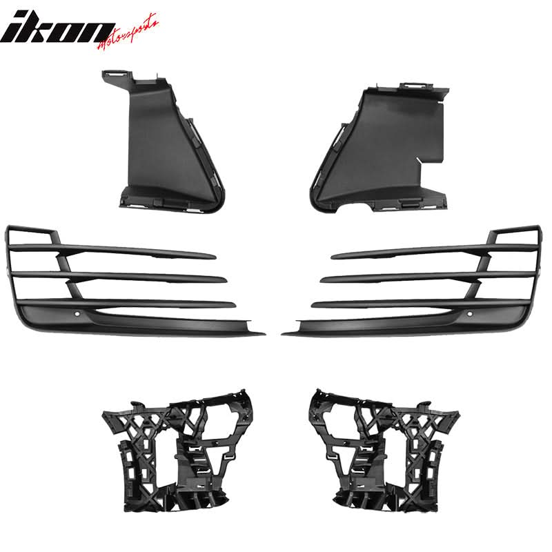 2015-2017 Golf 7 MK7 GTI Type Front Bumper + Black Red Chrome Grille