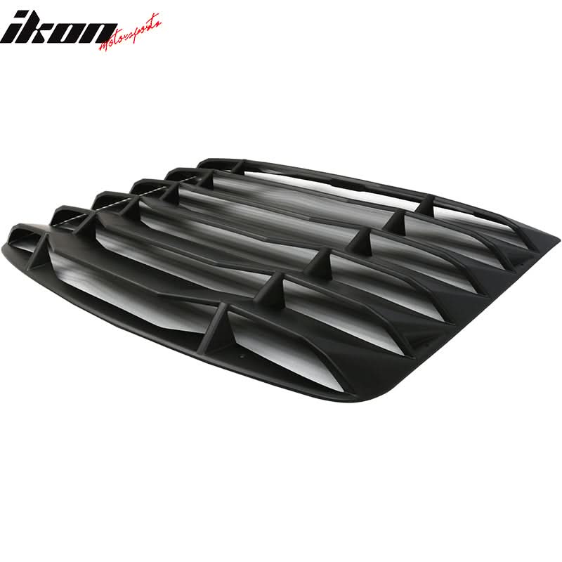 2003-2008 Nissan 350Z Black Rear Window Louver Side Vent ABS Plastic