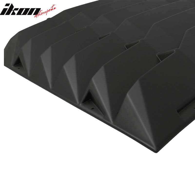 2003-2008 Nissan 350Z Black Rear Window Louver Side Vent ABS Plastic