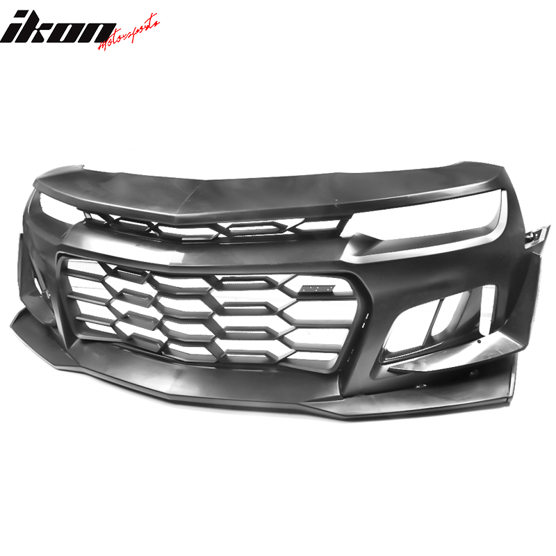 2014-2015 Chevy Camaro 1LE Style Front Bumper Cover w/ Amber Fog Light
