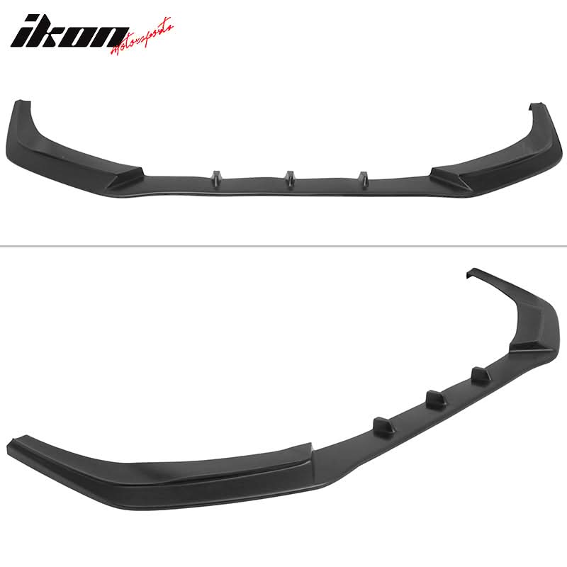2014-2016 Scion TC Unpainted Black Front Bumper Lip Front Winglets PU