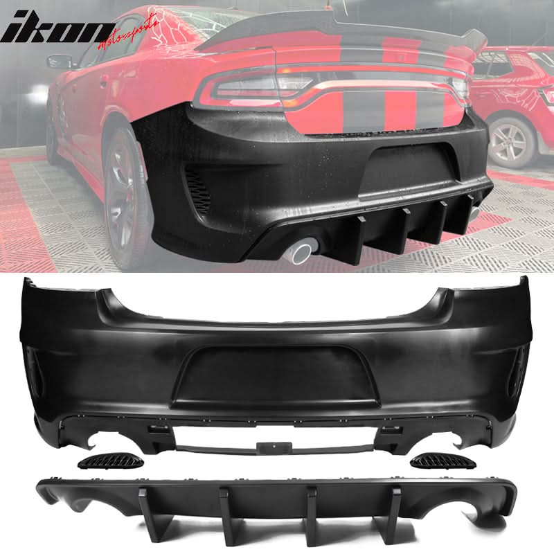 2015-2023 Dodge Charger Widebody SRT Unpainted Front Rear Bumper Kits