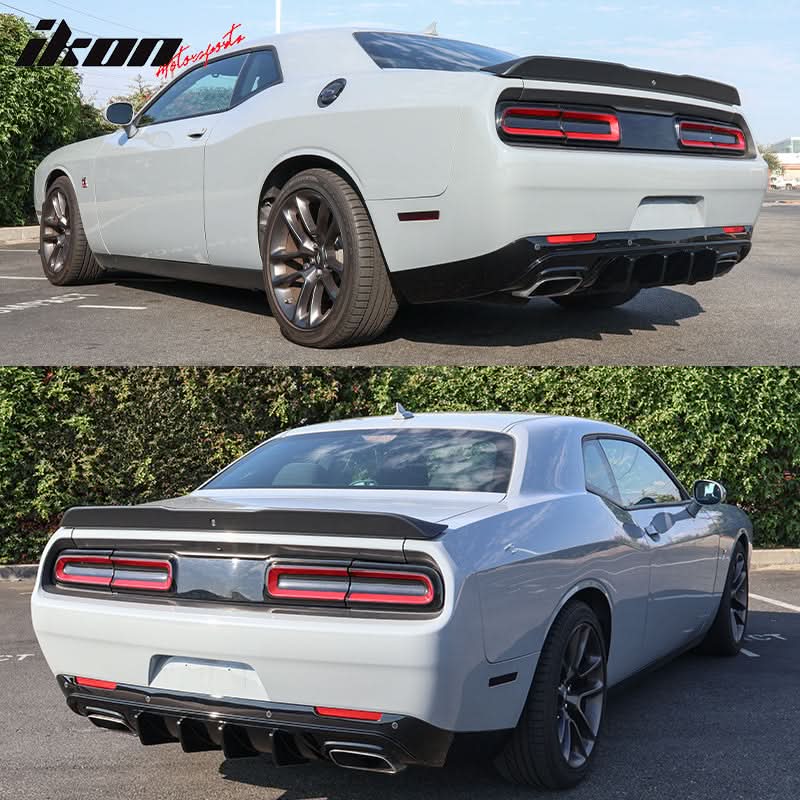 2015-2024 Dodge Challenger IKON Rear Bumper Diffuser PP