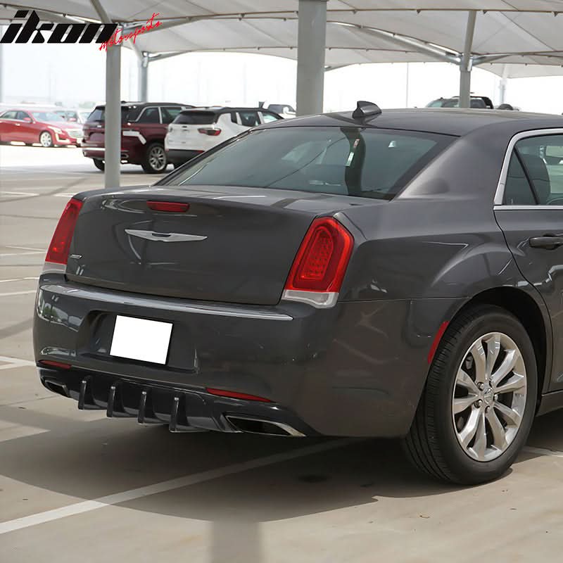2015-2023 Chrysler 300 Rear Bumper Diffuser Shark Fin PP