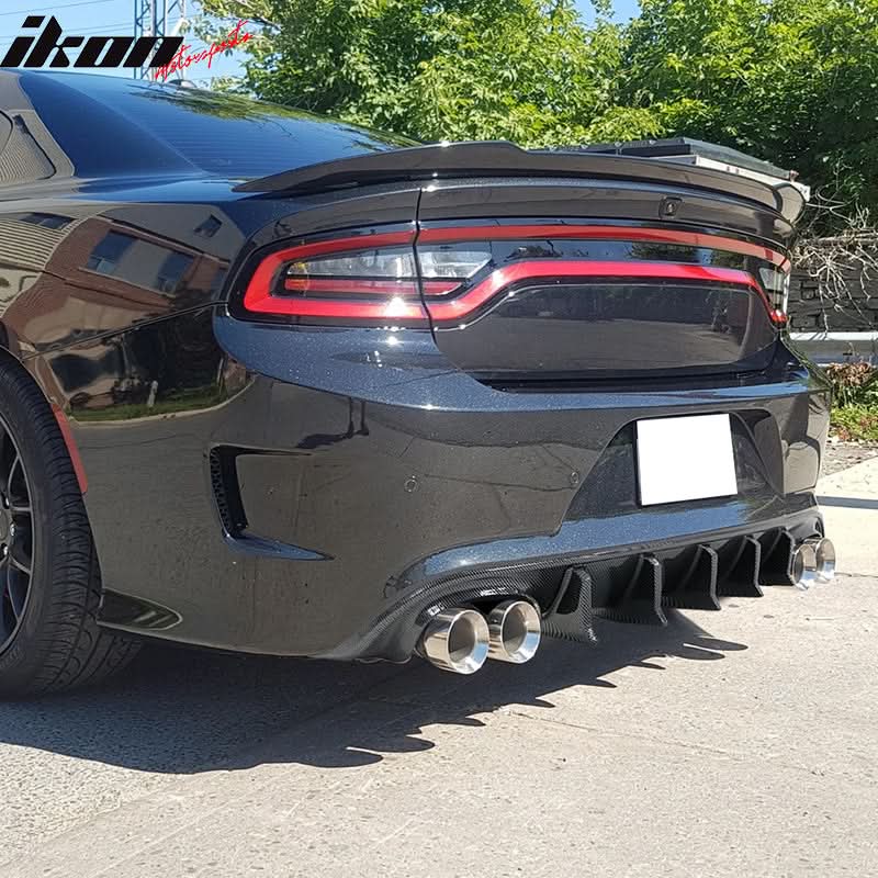 2015-2023 Dodge Charger Quad Exhaust Rear Bumper Diffuser 2PCS