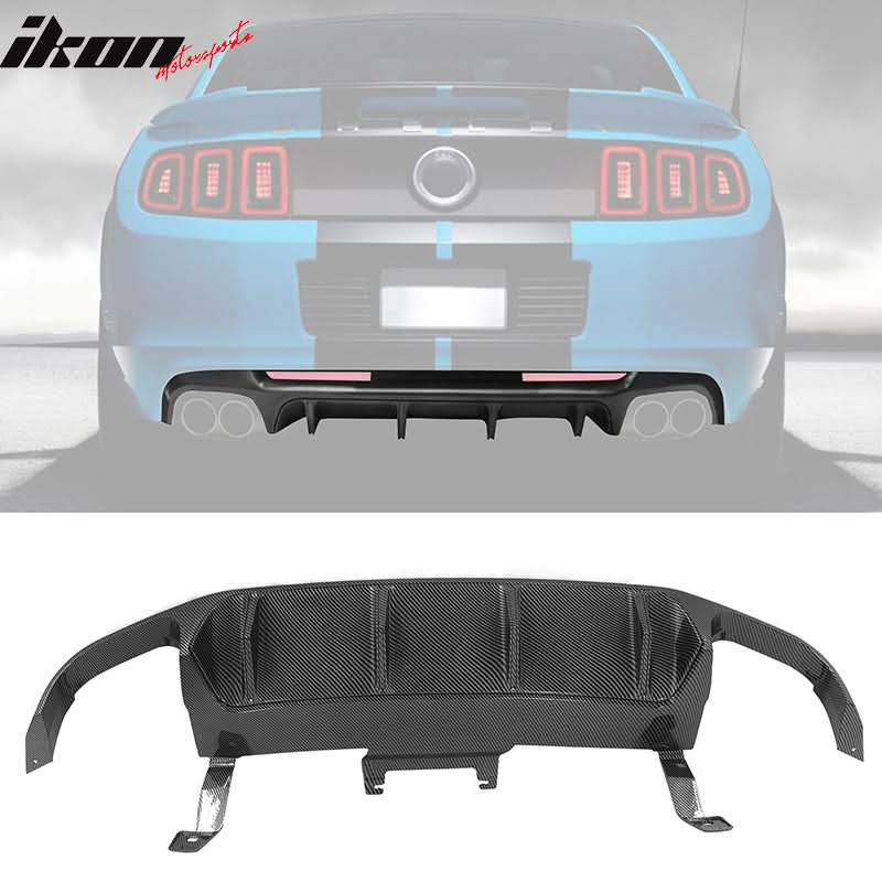 2013-2014 Ford Mustang GT500 Rear Diffuser Lip + Fin PP