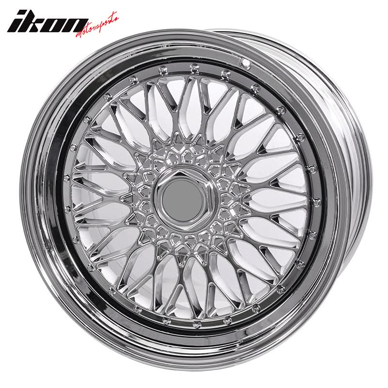 (4) 19X9.5 +40 5X114.3 / 5X120 Step Lip Deep Dish Mesh Wheels Rims