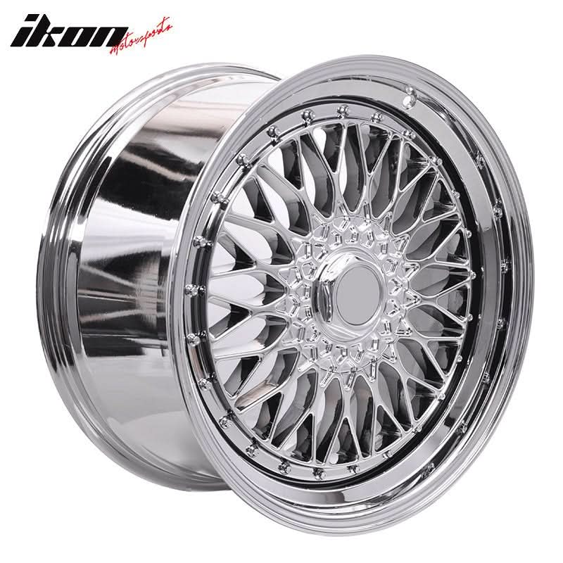 (2) 19X9.5 +40 5X114.3 / 5X120 Step Lip Deep Dish Mesh Wheels Rims