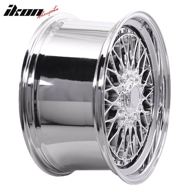 (2) 19X9.5 +40 5X114.3 / 5X120 Step Lip Deep Dish Mesh Wheels Rims