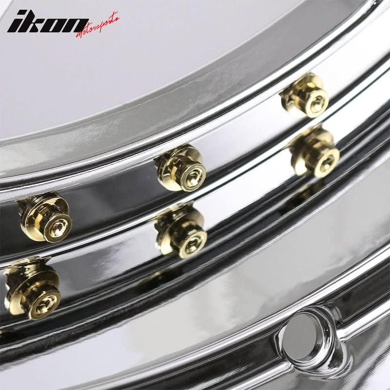 (2) 18X10 +30 5X100 / 5X114.3 Step Lip 5 Spoke Wheels Rim Replacement