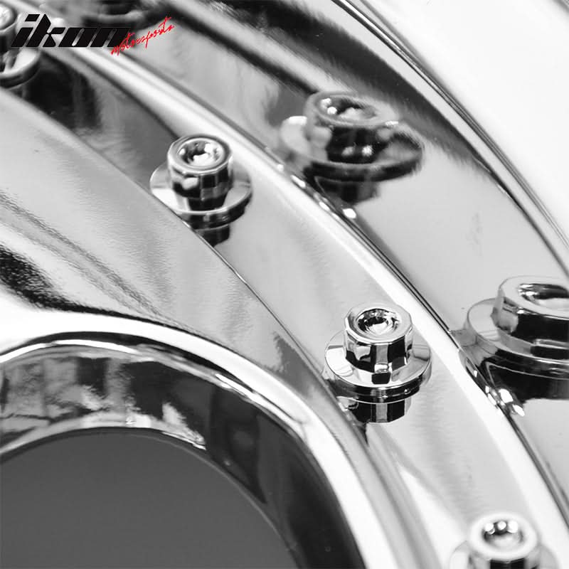 (4) 18X9.0 +30 5X100 / 5X114.3 Step Lip 5 Spoke Wheels Rim Replacement