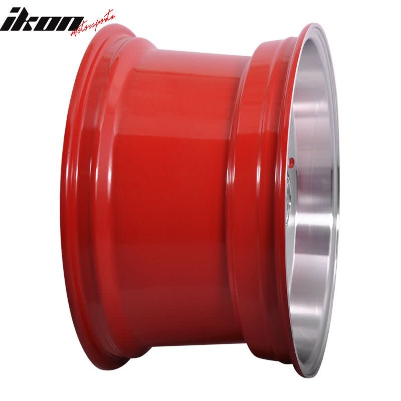 (2) 17X10 +30 5X100 / 5X114.3 Step Lip Deep Dish Mesh Wheels Rims Kit