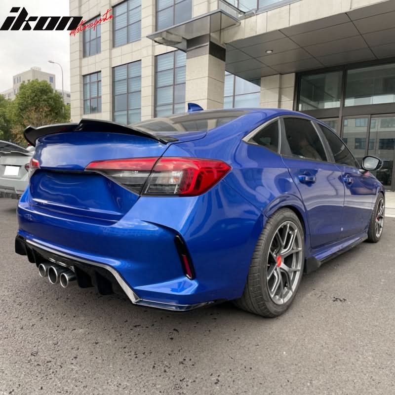 2022-2024 Honda Civic LX Sport Rear Bumper Cover Set + Exhaust Pipe