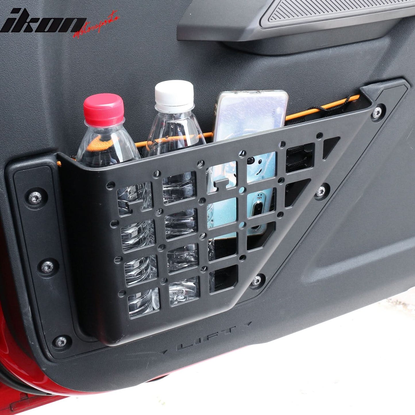 2021-2025 Ford Bronco 4-Door Black Door Storage Pocket Box ABS 4PCS