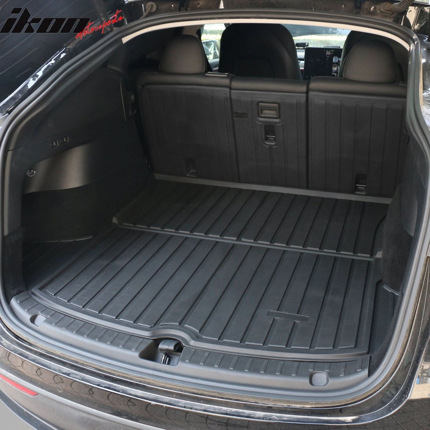 2020-2023 Tesla Model Y Black Trunk Mats Rear Seat Cover Injection TPE