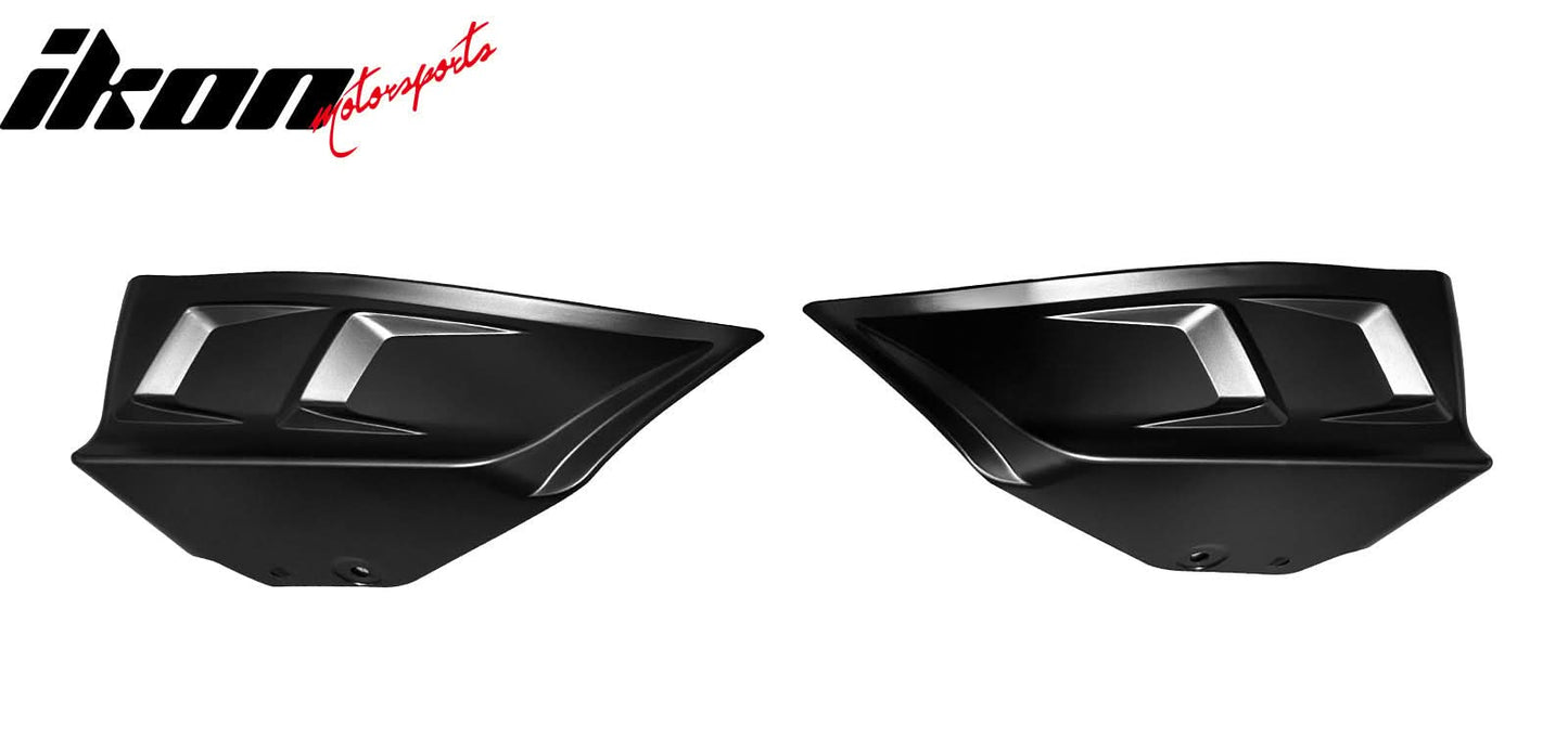 2020-2024 Tesla Y IKON Matte Black Rear Bumper Lip W/ RearÂ Aprons PP