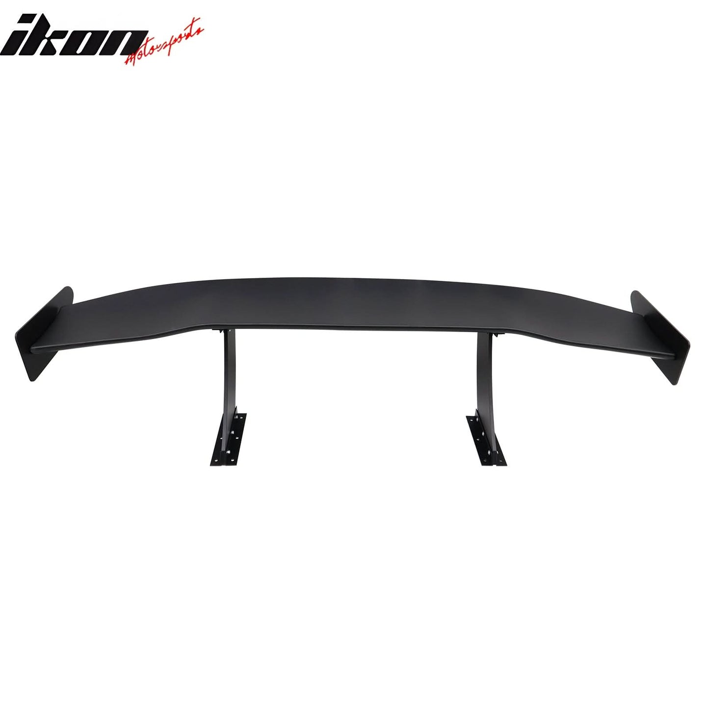 Universal 57'' GT Trunk Spoiler V1 Brackets V4A Legs + Side Plates ABS
