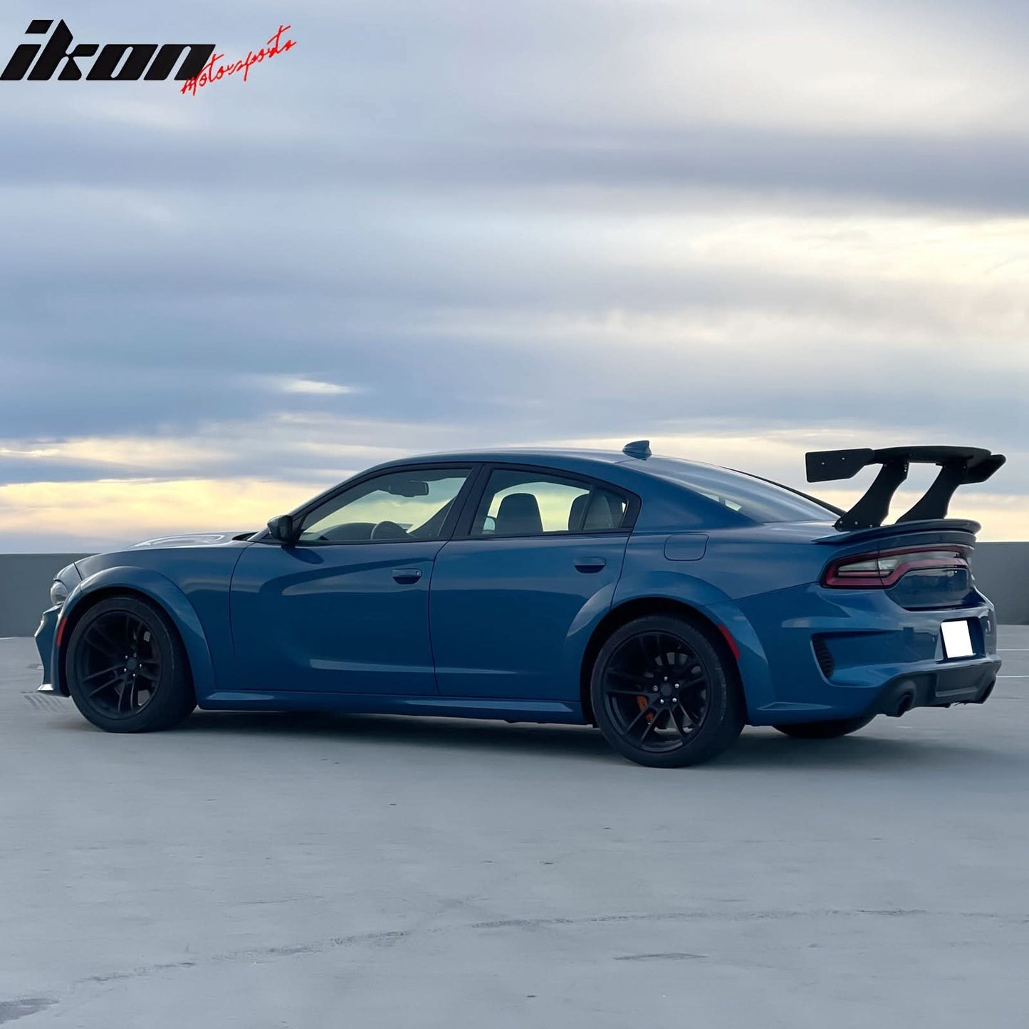 Universal 61'' GT Trunk Spoiler V1 Brackets V4B Legs + V4A Plates ABS